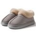 2025 Fleece-lined Cotton Shoes, Snow Warm Slippers For Outdoor Wear In Winter_vogvips.com