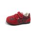 Girls' Leopard Print Velcro Sneakers 2026 Fall New Children's Versatile Fashionable Soft Sole Casual Running Shoes_vogvips.com