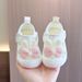 Baby Sandals Summr, For Girls Agd 6-12-18 Months 1-2 Yars, Msh Walking Shos With Soft Sols, Non-Slip And_vogvips.com