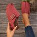 New Model Women's Slippers, Large Size Open-Toe Thick-Soled Beach Sandals For Women_vogvips.com