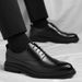 Euro Step Brogue Business Formal Casual Leather Autumn Men's Wedding Groom Shoes New Style_vogvips.com