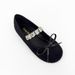 Girls' Flats Children's Single Shoes One Step Soft Sole Rhinestone Shoes Bow Horse Hair Shallow Mouth Comfortable Single Shoes Performance Shoes_vogvips.com