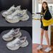 Daddy Shoes Women's New Thick-soled Ultra-light Rubber And Plastic Foam Bottom Running Casual Female Student Sports Shoes_vogvips.com