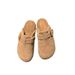 2026 ~ Wool Version Grape Mom Same Style Warm Color-Block Stitching Buckle Thick Sole Versatile Woolen Half ~_vogvips.com