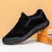 Spring Summer Casual Low Cut Waterproof Men's Labor Protection Shoes, Anti Slip And Wear-resistant, One Foot Lazy_vogvips.com