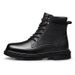Large Size Martin Boots Style High Top Tooling Boots Men's Shoes Cotton Platform Boots_vogvips.com
