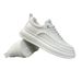 Autumn Genuine Leather White High-End Light Luxury Embossed Casual Thick Soled Board Men's Trendy Shoes_vogvips.com