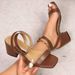 Square-toed, Single-strap, Fairy-style, Large-size, Chunky-heeled Women's Sandals, 2026 Summer New Model, Solid Color,_vogvips.com