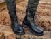 European Warm Series Round Anti-Vandal Toe Steel Sole Men's Fan Cowhide Combat Martin Outdoor Motorcycle High Top Military Boots Winter_vogvips.com