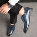 Men's Brogue Dress Shoes Oxford Leather Formal Shoes_vogvips.com
