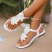Foreign Trade Plus-size Fashion Comfortable 2026 New Flat Versatile Non-slip Beach Sandals For Women Bohemian Style_vogvips.com