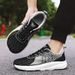 New Trendy And Casual Sports Breathable Thick Sole Soft Sole Large Head Sports Running Ultra Light Men's Shoes_vogvips.com