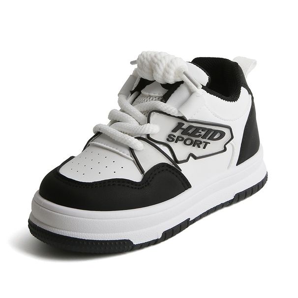 Boys Casual Board Shoes New High Top Girls Small White Shoes Soft Soled Baby Shoes_vogvips.com