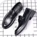 Business Formal Casual Men's Live Spring New British Style Work Cross-Border Large Size Slip-On Leather Shoes_vogvips.com