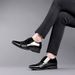 Invisible Inner Heightening Pointed Bright Lacquer Business Dress Genuine Leather Wedding New Men's Shoes_vogvips.com