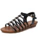 Women's Fashion Wedge Sandals 2026 Summer New Style Thin Strap Roman Shoes To Match Skirts 40-42 Large Size 588-61_vogvips.com