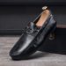 Step On Spring And Summer Lazy Casual Leather Shoes, Men's Driving Flat Bottomed Lightweight 2023 New Bean Shoes_vogvips.com
