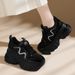Genuine Leather Comfortable High-End Dad Shoes For Women Spring And Autumn New Versatile Thick-Soled Lightweight Mesh_vogvips.com