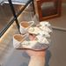 New Trend Children's Leather Shoes Glass Shoes Soft Soled Little Girl Bow Single Shoes_vogvips.com