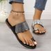 Large Toe In Summer 2025, Lightweight And Cool Flat Slippers For Women_vogvips.com