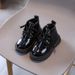 SHLIANG New Children Shoes Leather Waterproof Boots Kids Snow Boots Brand Girls Boys Martin Boots Fashion Sneakers S0287_vogvips.com