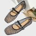 cross-border In-stock Mesh Leopard Print Ballet Women 2026 Mary Jane For Outdoor Wear Granny Women's Shoes_vogvips.com