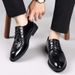 Euro Step 2025 New Height-Increasing Business Leather For Men Breathable British Style Brogue Commuter Formal Men's Shoes_vogvips.com