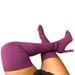 Women Boots Knee High Boots Heel Boots Women Ankle Boots Autumn Winter Short Boots Plus Size Knitted High Heel Over The Knee Women Elastic Wool Socks_vogvips.com