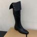 2026 New Women's Fall/Winter Square Toe, Dual-Wear Foldable Boots, Chunky Heel, High-Tube, Trendy Maillard Long Boots_vogvips.com