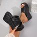 Cross-border Large Size Thick Bottom Slope Heel Cool Slippers Women's Summer New Fashion_vogvips.com