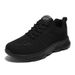 Black Women's Sports Soft Sole Running Casual Women Spring Autumn Mesh Breathable Travel Shoes Daily_vogvips.com