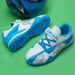 Zhenzu Brand Football Shoes, Children's Shoelace Free Buckle TF Rubber Sole, Artificial Turf Training Shoes For Primary_vogvips.com