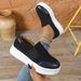 SHLIANG Shallow Mouth Shoes Woman Clogs Platform Casual Female Sneakers Flats Loafers With Fur All-Match Round Toe Slip-on X0076_vogvips.com