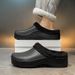 Fashion Winter Men's Cotton Waterproof Indoor Outdoor Shoes Men Bedroom Home Plush Warm Slippers_vogvips.com