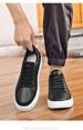 Invisible Heightening Board Shoes Men's Large Size First Layer Cowhide White Shoes Student Breathable Casual Shoes_vogvips.com