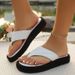 Women With Thick Soles And High Wedge Sandals_vogvips.com