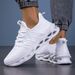 Men's Coconut Shoes Blade Breathable Mesh Shoes All Match Running Sports Fashion Shoes Flying Weaving Shoes Vacation Walking Shoes_vogvips.com
