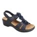 Cross-border Foreign Trade Summer Sandals, New European And American Hollow Wedge Heel Open-toe Floral Casual_vogvips.com