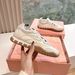 25ss Rampage ~ Amiu Daily Color-Block Thick-Soled German Training Shoes For Women 25 New Genuine Leather Round-Toe Lace- ~ Lace-_vogvips.com