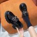 Soft Loafers For Women, Summer 2025 New Model, Versatile College Style Height-increasing Shoes, Women's Thick-soled_vogvips.com