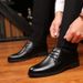 2024 New Large Size Formal Korean Style Youth Leather Casual Men's Business Shoes_vogvips.com