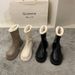 Fleece-Lined Warm Thick Heel Height-Increasing Cotton Shoes For Women 2025 Autumn Winter New Fashion Casual Versatile_vogvips.com
