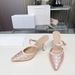 High-Quality 2025 European And American New Style Middle Eastern German Fashion Classic Silk Rhinestone High-Heeled_vogvips.com