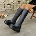 202143Gothic Style Thick-Soled Long Motorcycle Rider Over-the-Knee Chunky Slimming High Boots For Women_vogvips.com