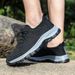 Summer Trendy Outdoor Breathable Wading Non Slip Soft Sole Hiking Sports Casual Men's Tennis Shoes_vogvips.com