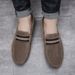 Men's Casual Slip-On Shoes Versatile Lazy Driving Cross-Border Style Toe Shoes_vogvips.com