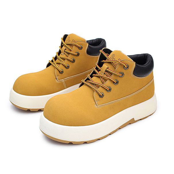 「XGXC」Ugly And Cute Big-toed Boots For Women, New Autumn/winter Thick-soled Hiking Work Boots, Martin Boots, British-style Boots For Men._vogvips.com