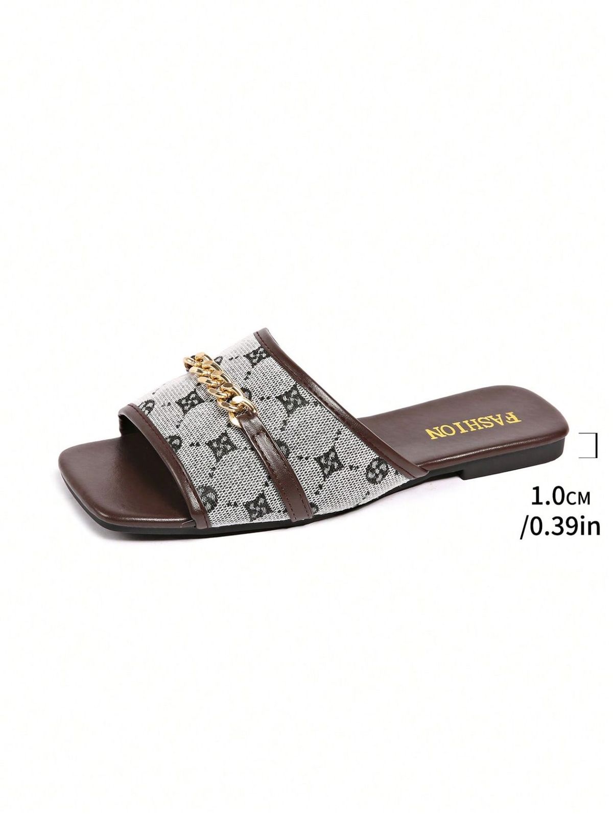 Designer New Arrival Womens Slippers 2026 Spring Summer Hit Fashion High End Metal Buckle Flat Sandals Lightweight And_vogvips.com