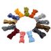 Shoe Accessories gold shoelaces wholesale Martin boots dad shoes big yellow boots original two color stripes all match retro round shoelaces_vogvips.com