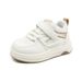 Spring And Autumn Children's Sports Shoes Solid Bottom Shoes Boys' Casual Shoes Girls' Velcro Soft Bottom White Shoes_vogvips.com